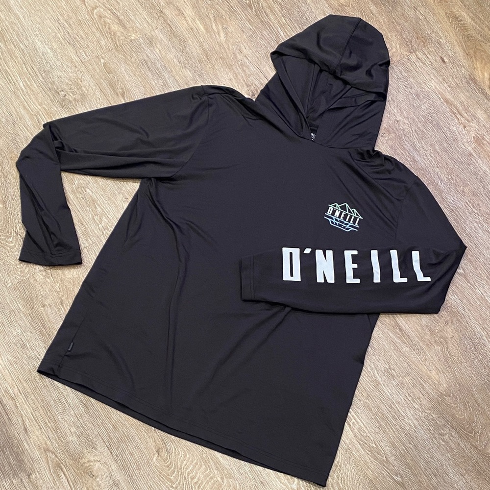 O'Neill Black Hooded Long-Sleeve